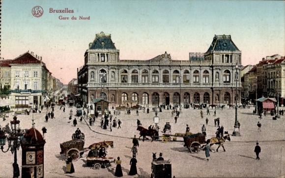Postcard Brussels Brussels, Gare du Nord