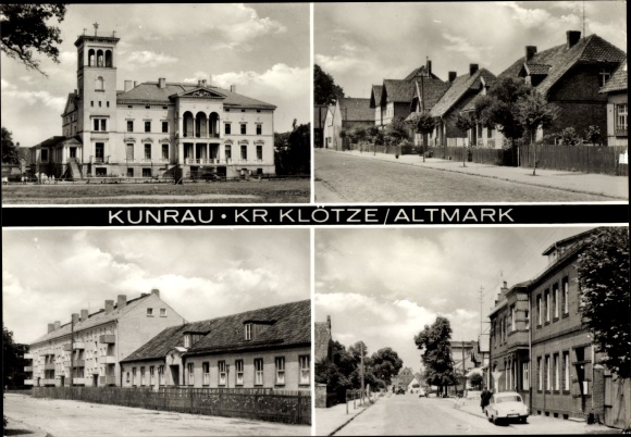 PC Kunrau Klötze in the Altmark, partial views, street section