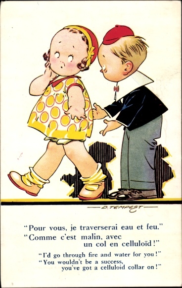Künstler Ak Tempest, D., Pour vous, je traversai eau et feu, Kinder
