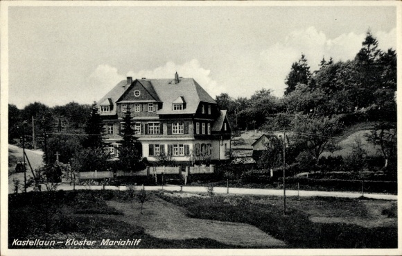 Postcard Kastellaun in the Hunsrück, Mariahilf Monastery
