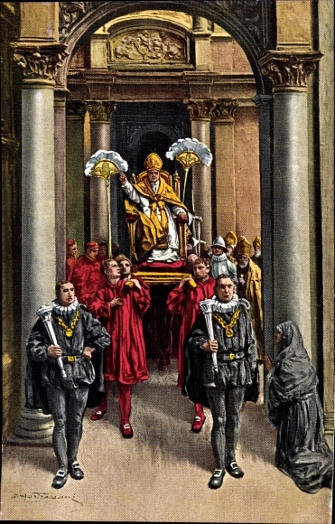 Artist PC Mastroianni, Domenico, Pope Pius XI, guards, soldiers