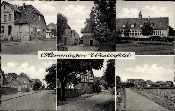 Ak Westerfeld Hemmingen Niedersachsen, Straßenansichten, Gasthof, Siedlung