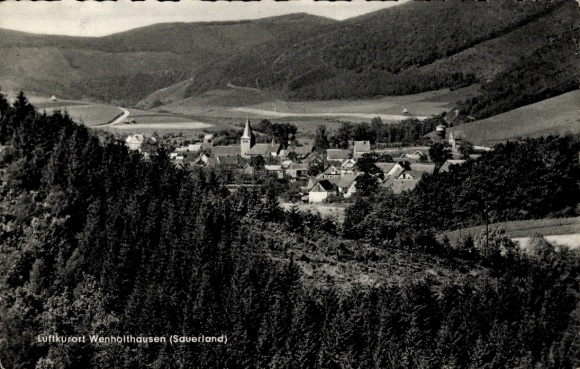 Postcard Wenholthausen Eslohe in Sauerland, general view