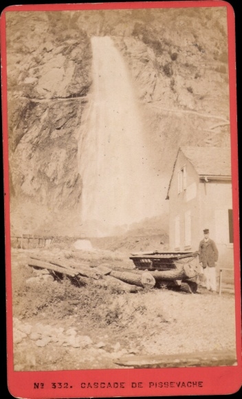 Photo Vernayaz Kt. Valais Switzerland, Pissevache waterfall