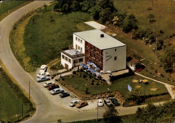 Ak Ittling Simmelsdorf in Mittelfranken, Haus Sonnenhof, Gaststätte, Pension, Parkplätze, Umgebun