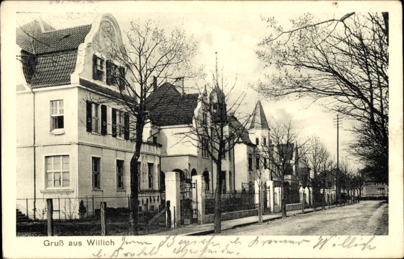 PC Willich am Niederrhein, street area, villas
