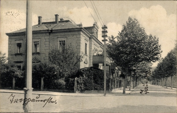 foto Ak Dresden Laubegast, Troppauer Straße