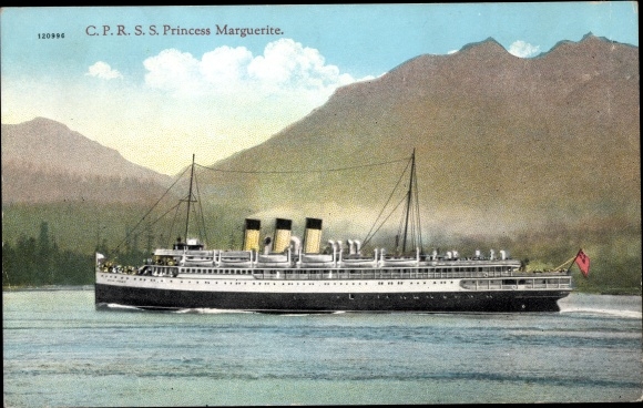 Ak stoomboot SS Princess Marguerite, reanimatie