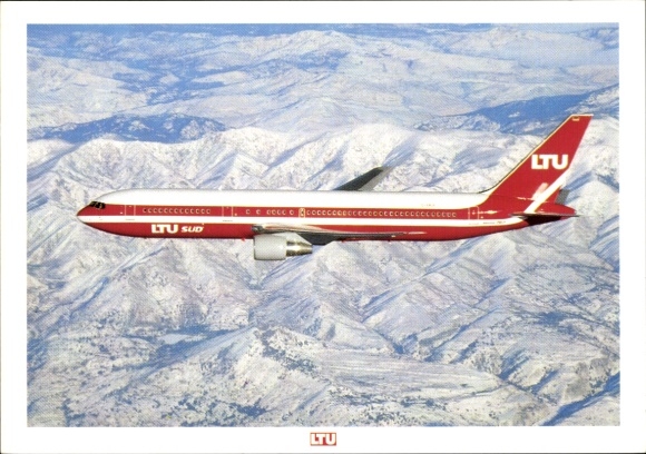 Postcard passenger aircraft LTU, Boeing 767-300 ER