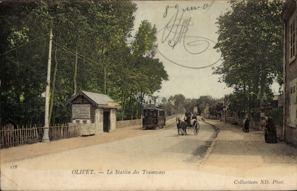 PC Olivet Loiret, Le Station des Tramways, tram, carriage