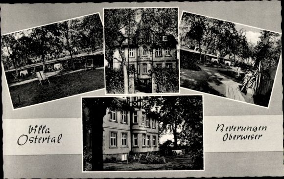 Postcard Beverungen in North Rhine Westphalia, Villa Ostertal