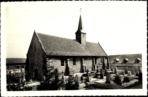 Ak Bretteville sur Dives Calvados, L'Eglise