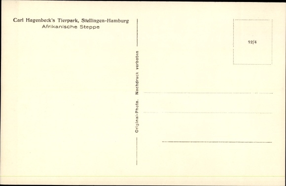 PC Hamburg Stellingen, Carl Hagenbeck&#39;s zoo, African steppe