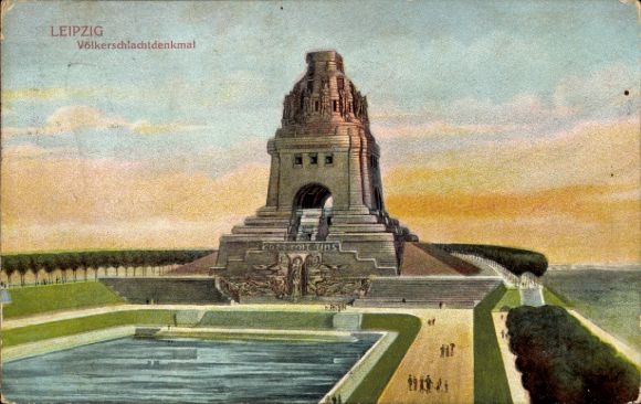 Ak Südvorstadt Leipzig in Sachsen, Völkerschlachtdenkmal