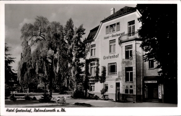 Ak Rolandswerth Remagen am Rhein, Hotel Gretenhof