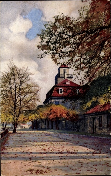 Postcard Photochromie, Nenke and Ostermaier series 266 no. 4170, street view, building