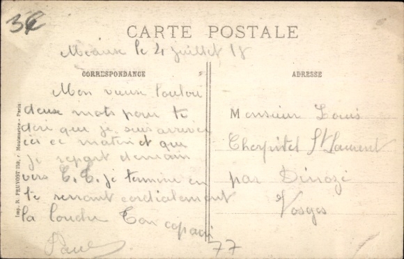 Ansichtkaart Meaux Seine-et-Marne, Le vieux Pont du Moulin que le Genie Anglais fit sauter le 3 september 1914