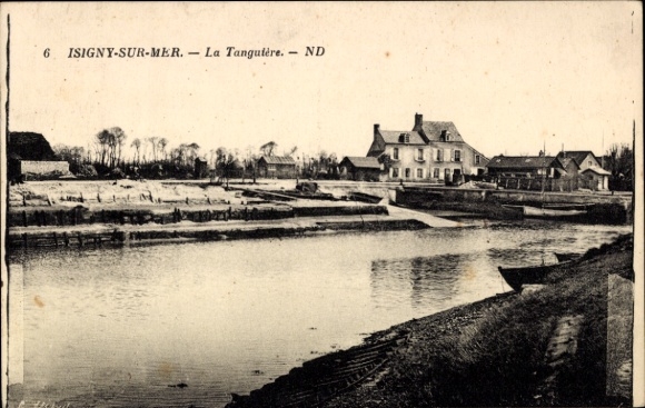 Ak Isigny sur Mer Calvados, La Tanguiere