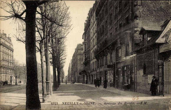 Ak Neuilly sur Seine Hauts de Seine, Avenue de Roule