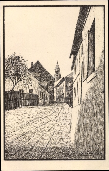 Artist PC Eiland, Erich, Schneeberg in the Ore Mountains, The distant song