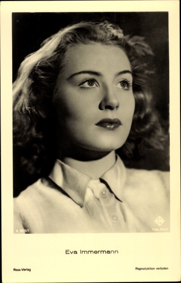 Ak actrice Eva Immersmann, portret