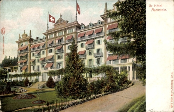KP Morschach Kt Schwyz Szwajcaria, Hotel Axenstein
