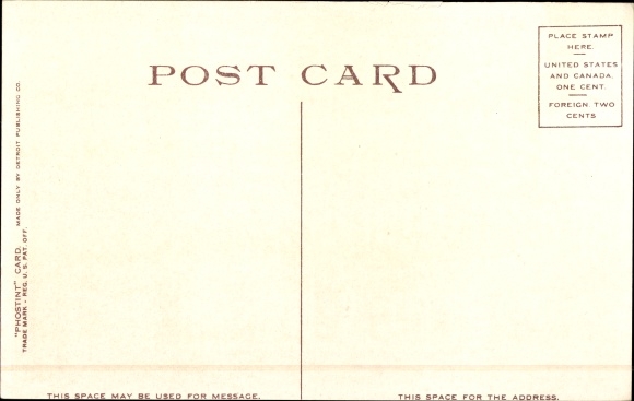 Postcard Detroit Michigan USA, New Michigan Central Station