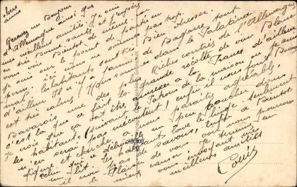 Postcard Grünstadt in der Pfalz, Asselheimerstrasse