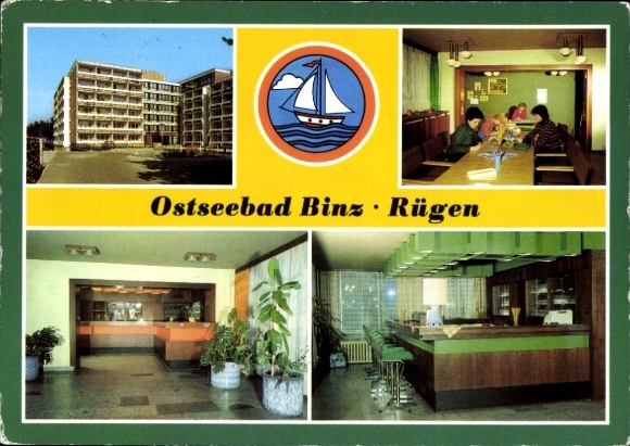 PC Seebad Binz on Rügen, PC Ostseebad Binz, facade and interior of the holiday residence