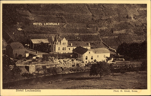 Ak Mayschoß im Kreis Ahrweiler, Hotel Lochmühle, Bes. C. Sautmann