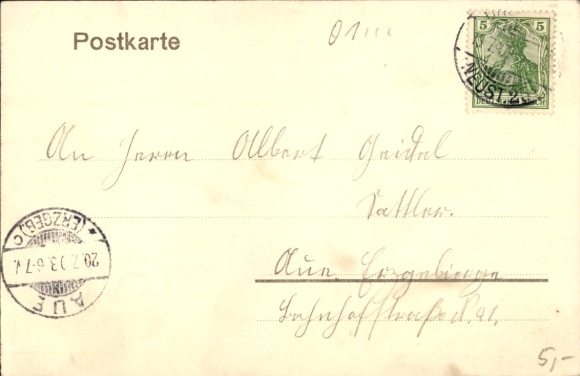 Postcard Dresden Schönfeld Weißig, barracks of the rifle regiment