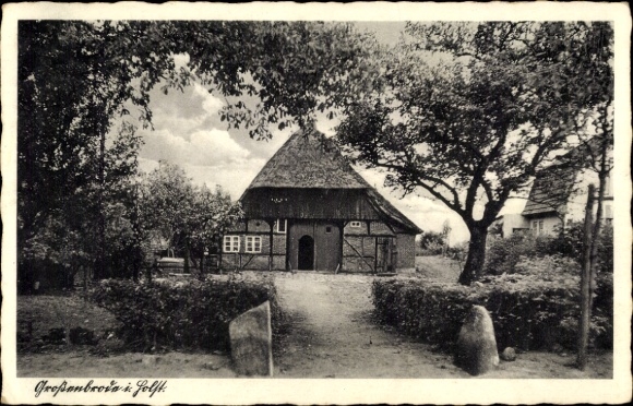Postcard Großenbrode in Ostholstein, farmhouse