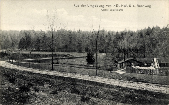 Ak Neuhaus am Rennweg Thüringen, Obere Wulstmühle
