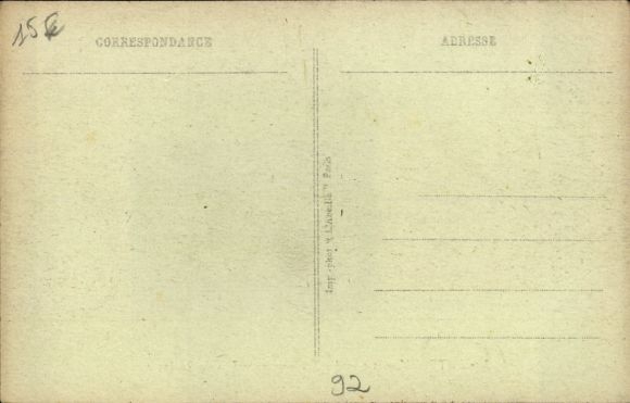 Postcard Puteaux Hauts de Seine, tram stop Bois de Boulogne