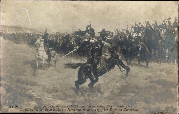 Artysta KP Desvarreux, Raymond, Avant la Charge, Bitwa pod Morsbronn 1870