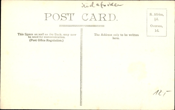 Postcard Port Elizabeth Südafrika, Walmer Road, Tramway