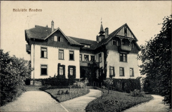 Postcard Renchen am Schwarzwald, sanatorium