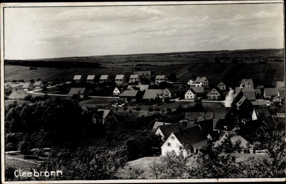 Photo Postcard Cleebronn in Württemberg, partial view, settlement