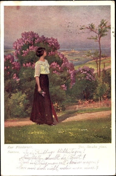 Artist PC Straka, Jos., Fliederzeit