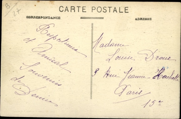 Postcard Grandcamp by Broglie Eure, Chateau du Parc
