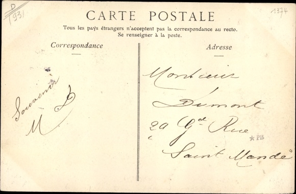 Postcard Epinay sur Seine Seine Saint Denis, Mobiles Cemetery