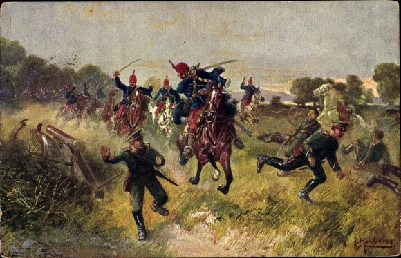Artist PC Imperial Royal Army, Eastern Theater of War, Honved Hussar Attack