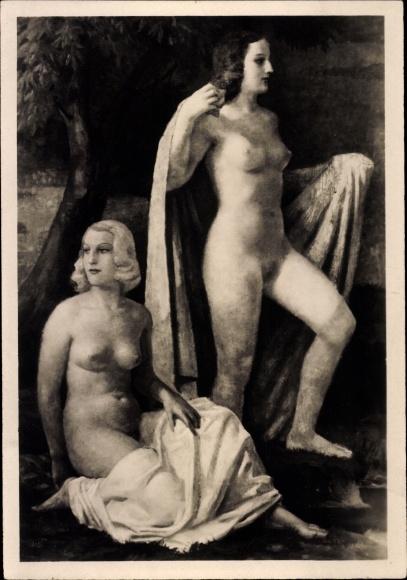 Artist PC Klein, Richard, summer evening, HDK 446, female nude