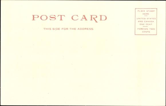 Postcard Salem Massachusetts USA, Chestnut Street