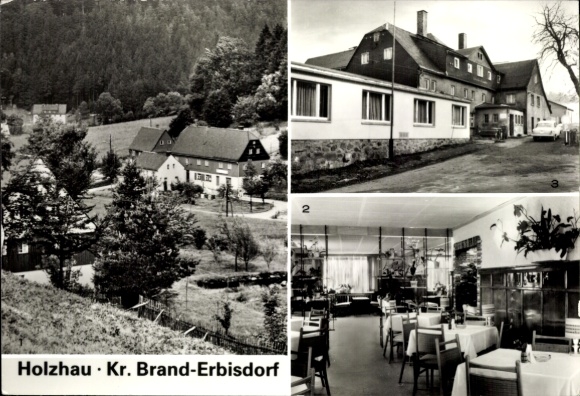 Ak Holzhau Rechenberg Bienenmühle, Fischerbaude, Speise- und Klubraum