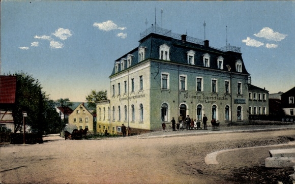 Ak Grüna Chemnitz Sachsen, Restaurant Jägerschlößchen