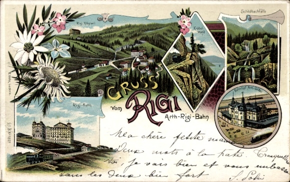 lito Rigi Kulm Kanton Schwyz, Kolej Arth-Rigi, Stacja