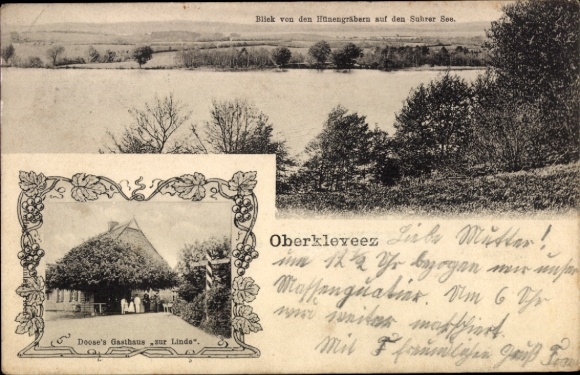KP Oberkleveez Bösdorf w Holsztynie, Suhrer See, Dooses Gasthaus zur Linde