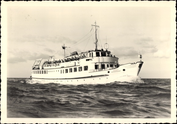 Ak MS Seebad Heringsdorf, Witte Vloot Stralsund