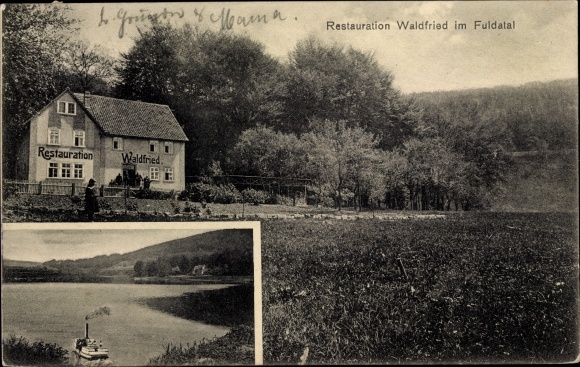 PC Fuldatal in northern Hesse, restoration Waldfried, steamer
